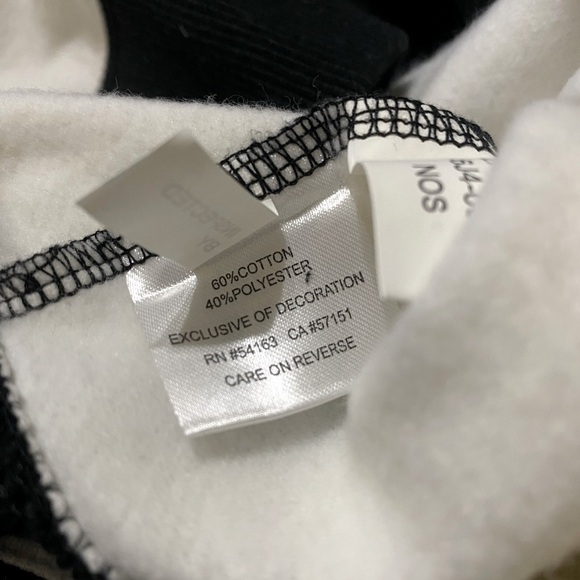 NFL Vintage NEW ORLEANS SAINTS Sequined FLEECE LINED JERSEY Size 2X Black White - Picture 9 of 15